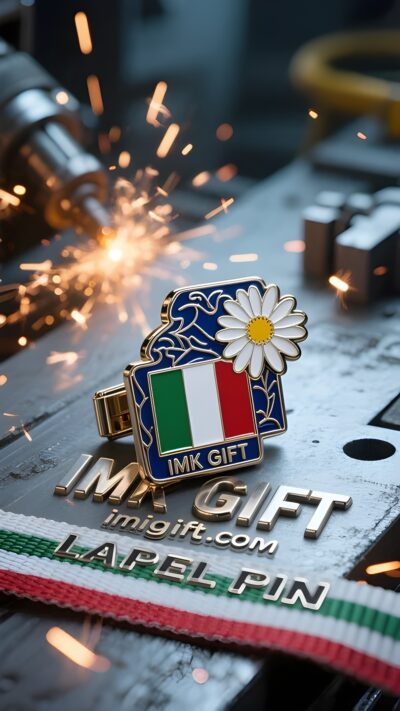 in997-Bandiera-tricolore-e-fibbia-a-margherita-La-libertà-non-svanisce-mai