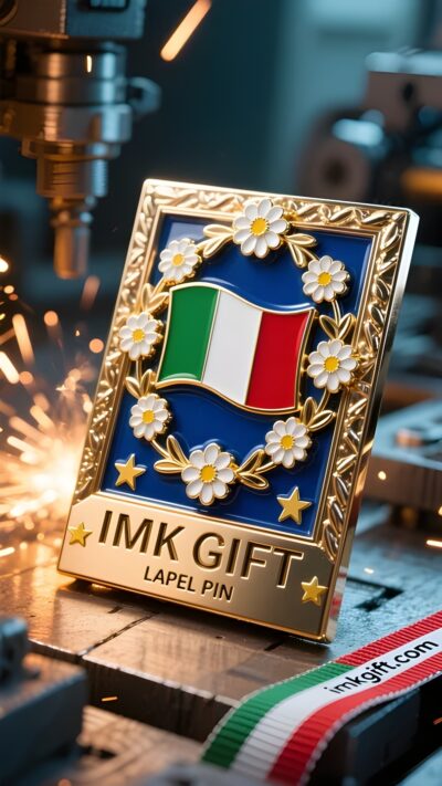 in986-Fede-tricolore-nella-cornice-della-margherita